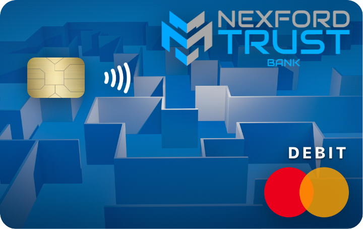 Nexford Premier Checking debit card