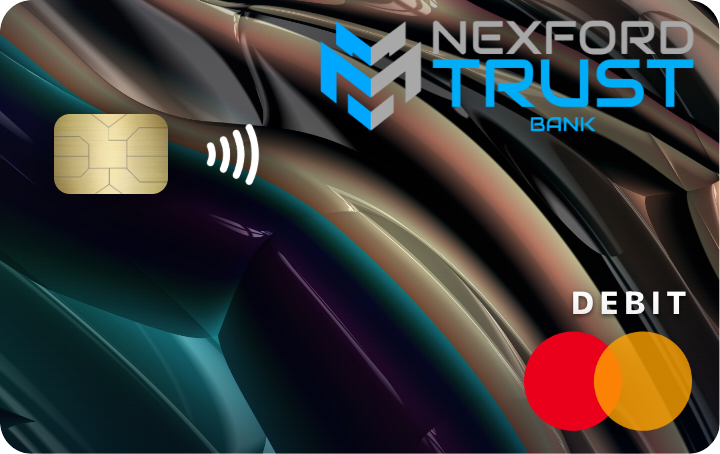 Nexford Private Checking debit card